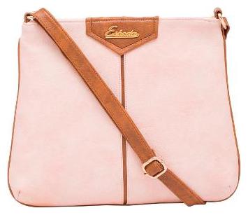 

Esbeda Pink PU Solid Sling Bag