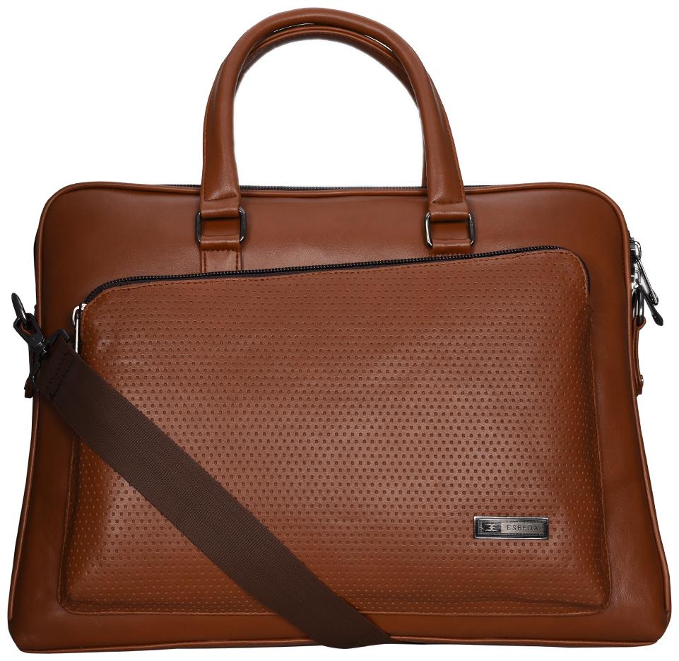 

Esbeda Emboss Stripes RFID Laptop Bag Laptop briefcase Up to 15 inch Laptop