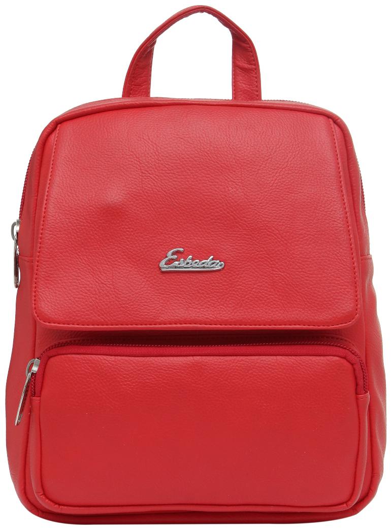 

Esbeda Red PU Backpack