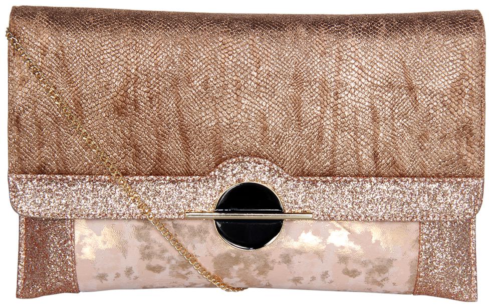 

Esbeda Women Gold PU Clutch