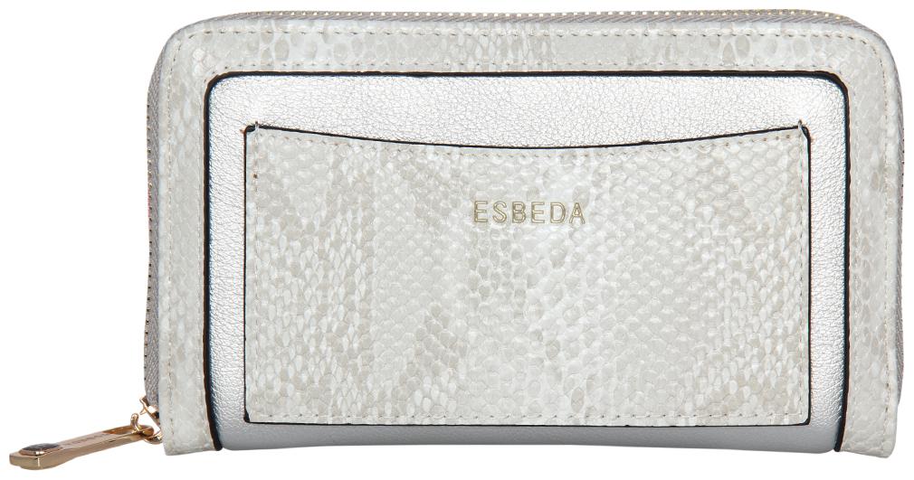 

Esbeda Silver Color Printed Animal Textured Wallet For Women
