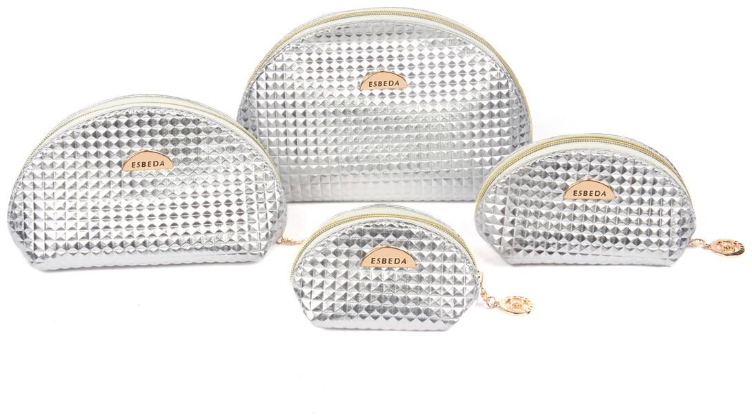

Esbeda Women Silver PU Clutch