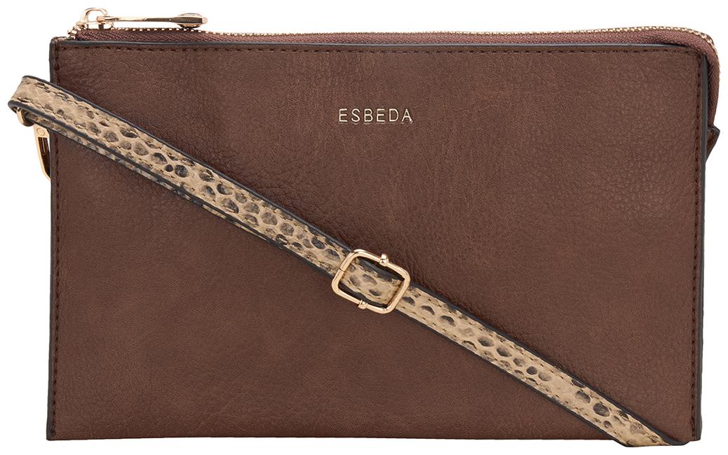 

Esbeda Brown PU Solid Sling Bag