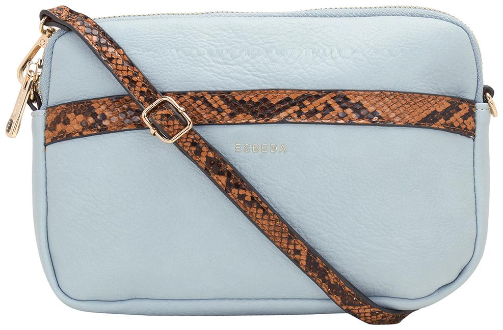 

Esbeda Blue PU Solid Sling Bag