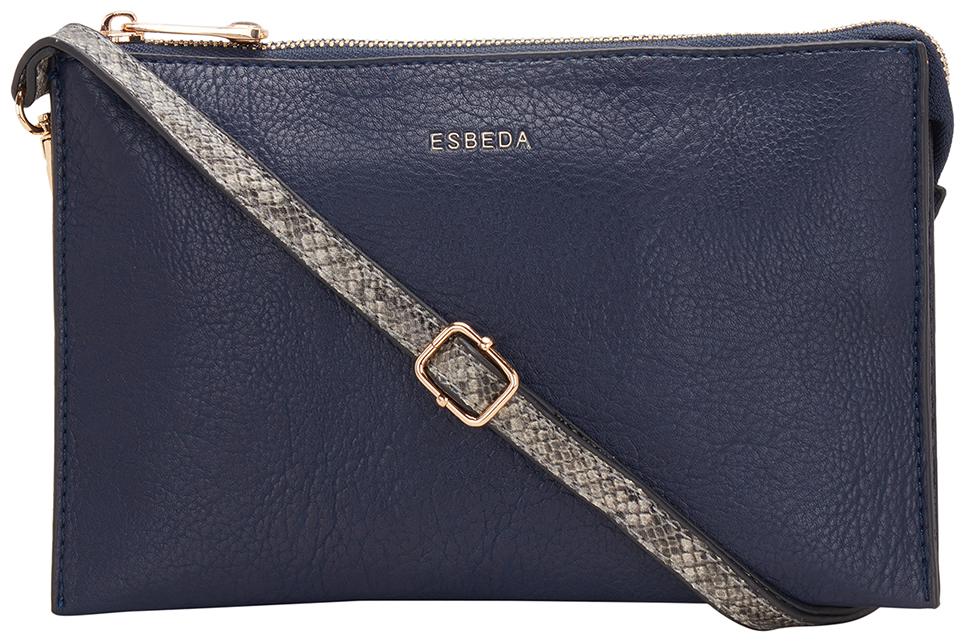 

Esbeda Blue PU Solid Sling Bag