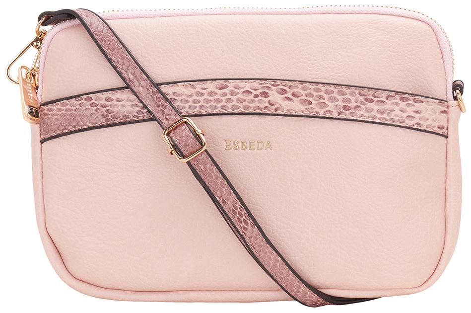 

Esbeda Pink PU Solid Sling Bag
