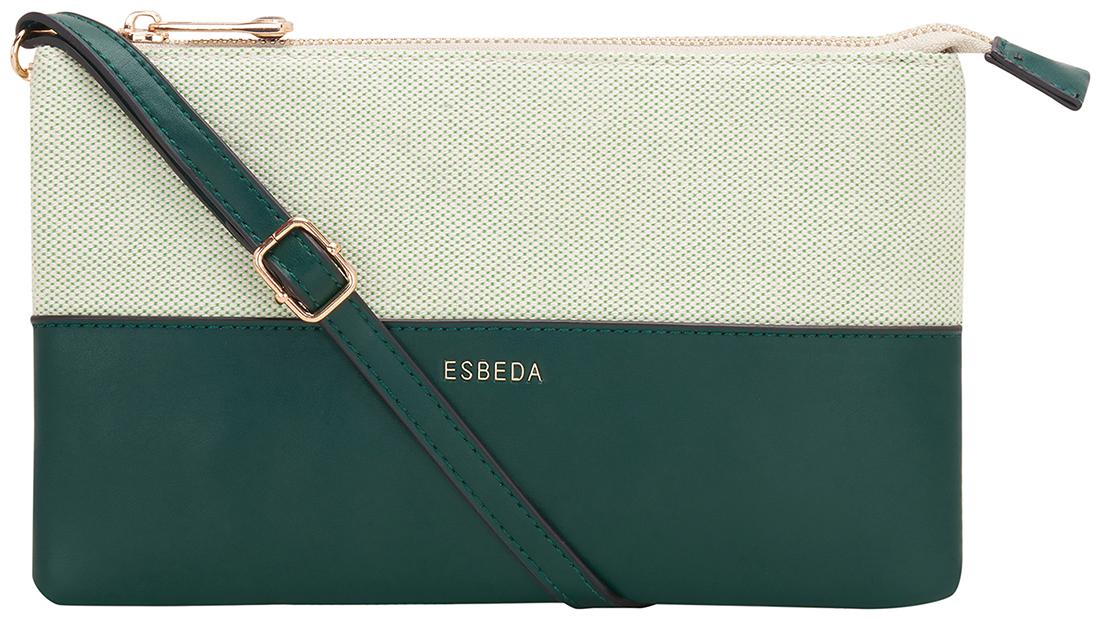 

Esbeda Green PU Solid Sling Bag
