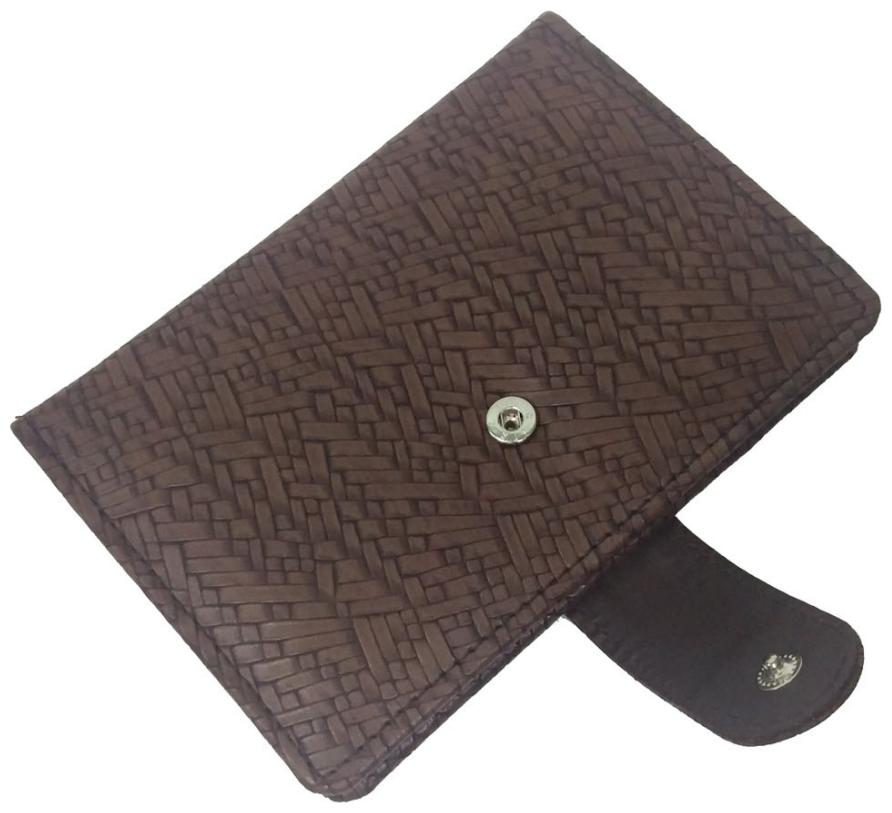 

Essart PU Leather Passport Holder-Brown