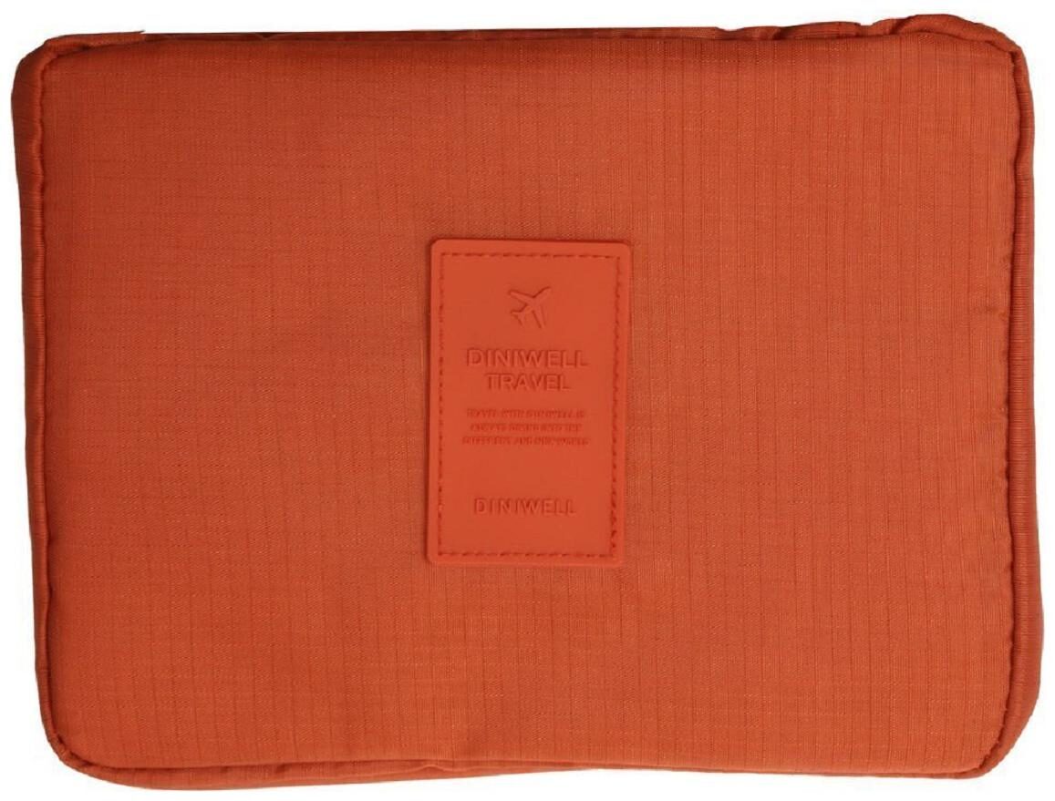 

EVERBUY 1PSC Multifunctional Cosmetic Toiletries Storage Bag Travel Makeup Organizer Pouch (ORANGE)