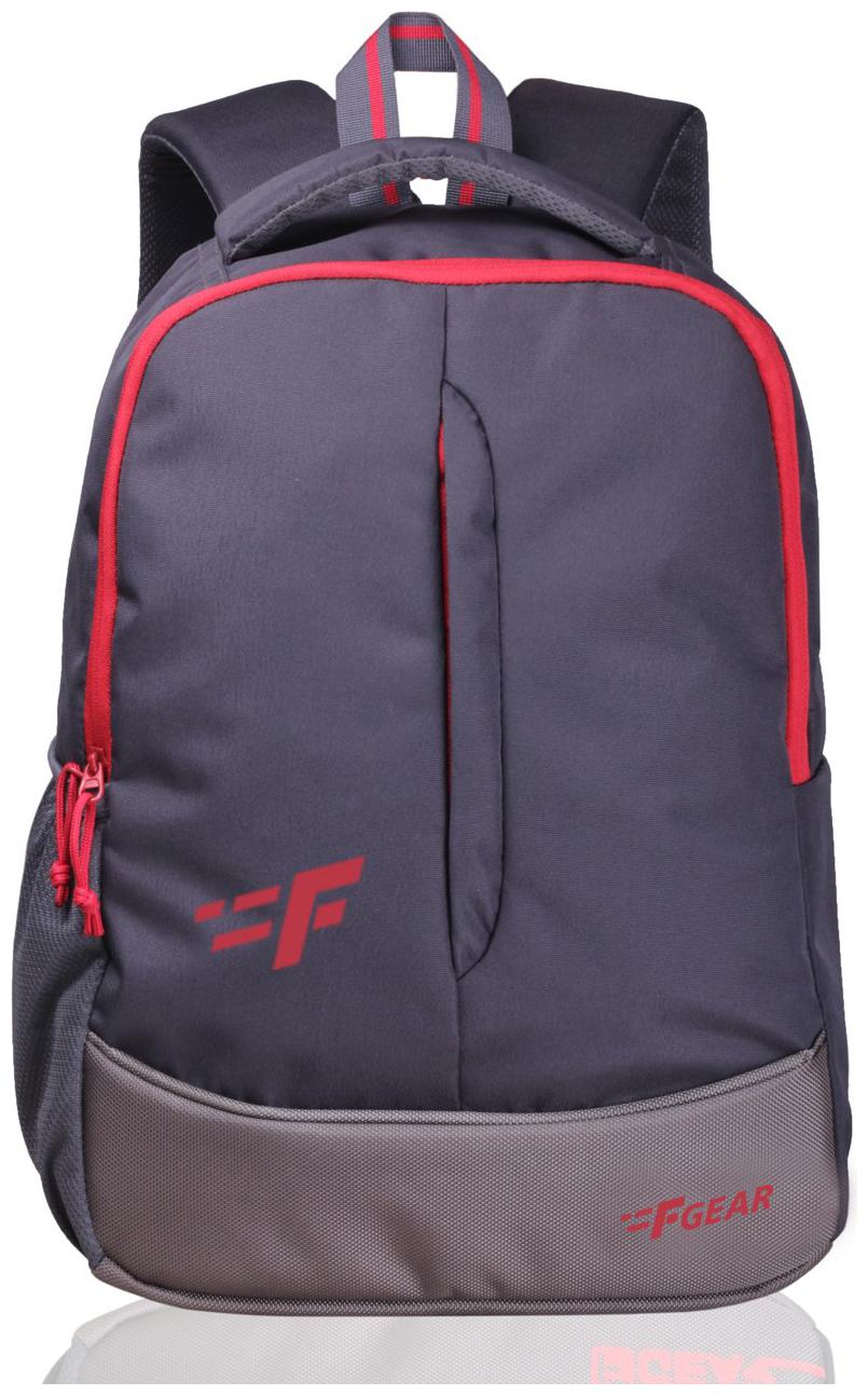 

F Gear Ferrari Grey Red Waterproof Laptop Backpack