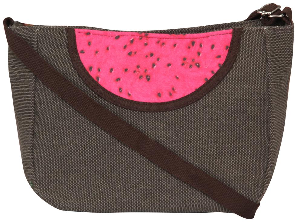 

Fabseasons Grey Canvas Solid Sling Bag