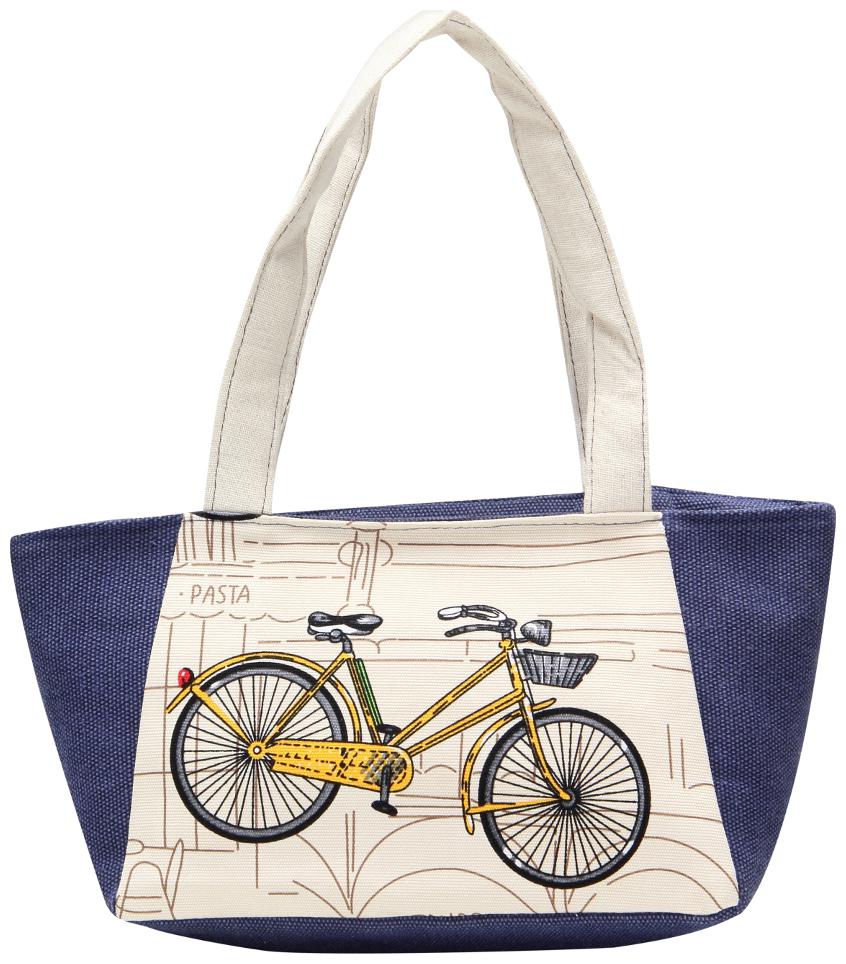 

Fabseasons Small Printed Canvas Tote Bag With Zip