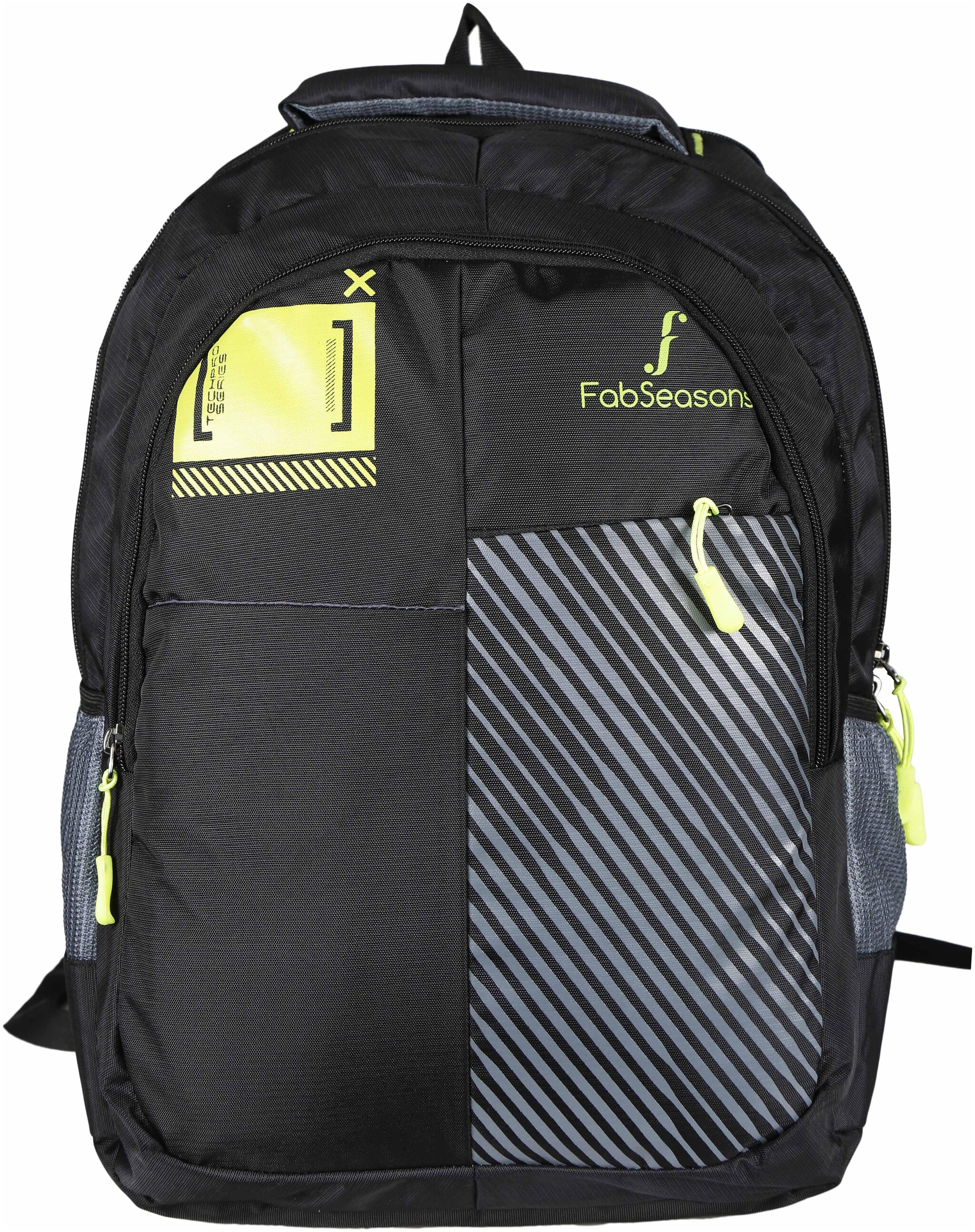 

Fabseasons Black Polyester Backpack