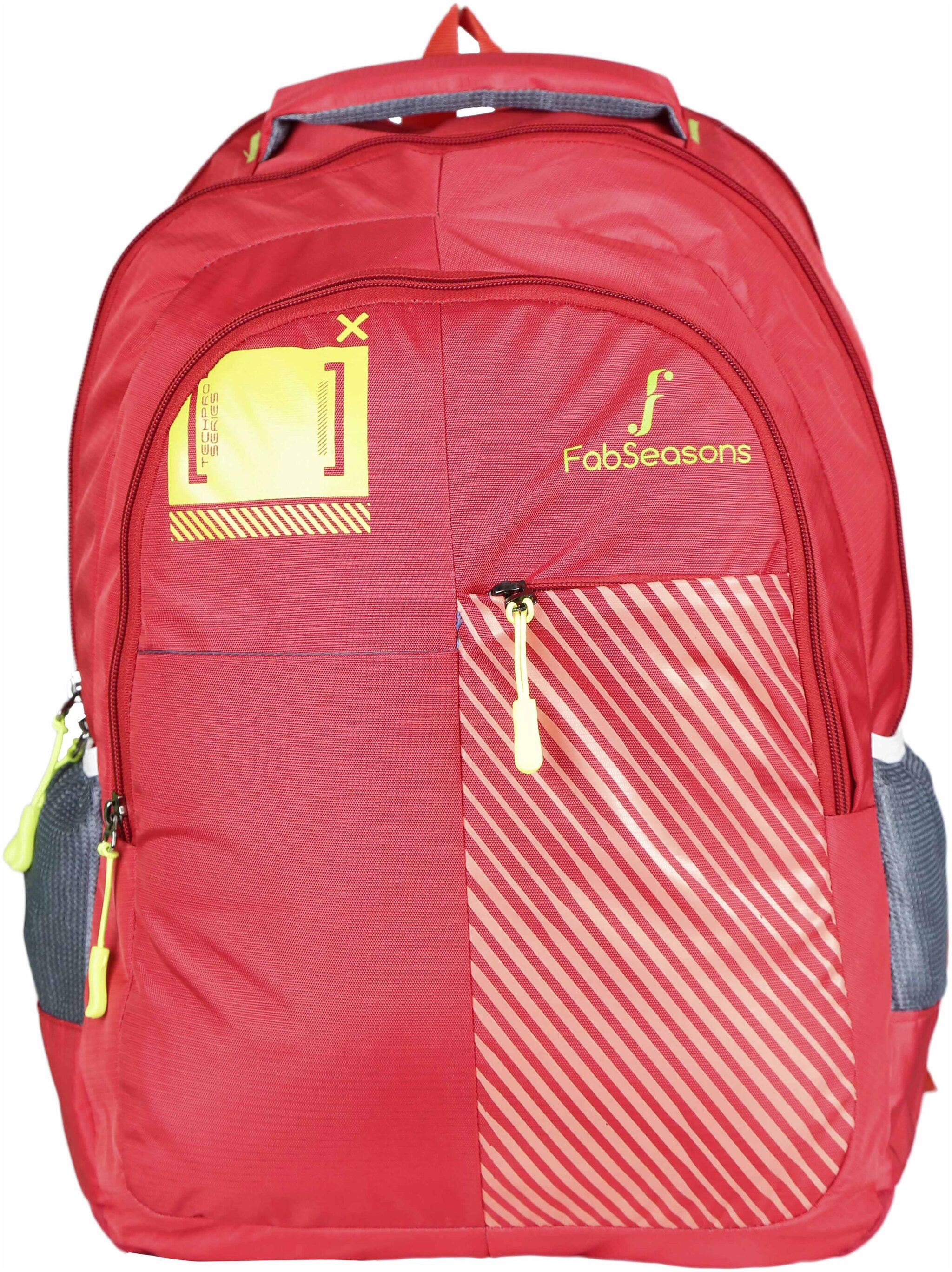 

Fabseasons Red Polyester Backpack
