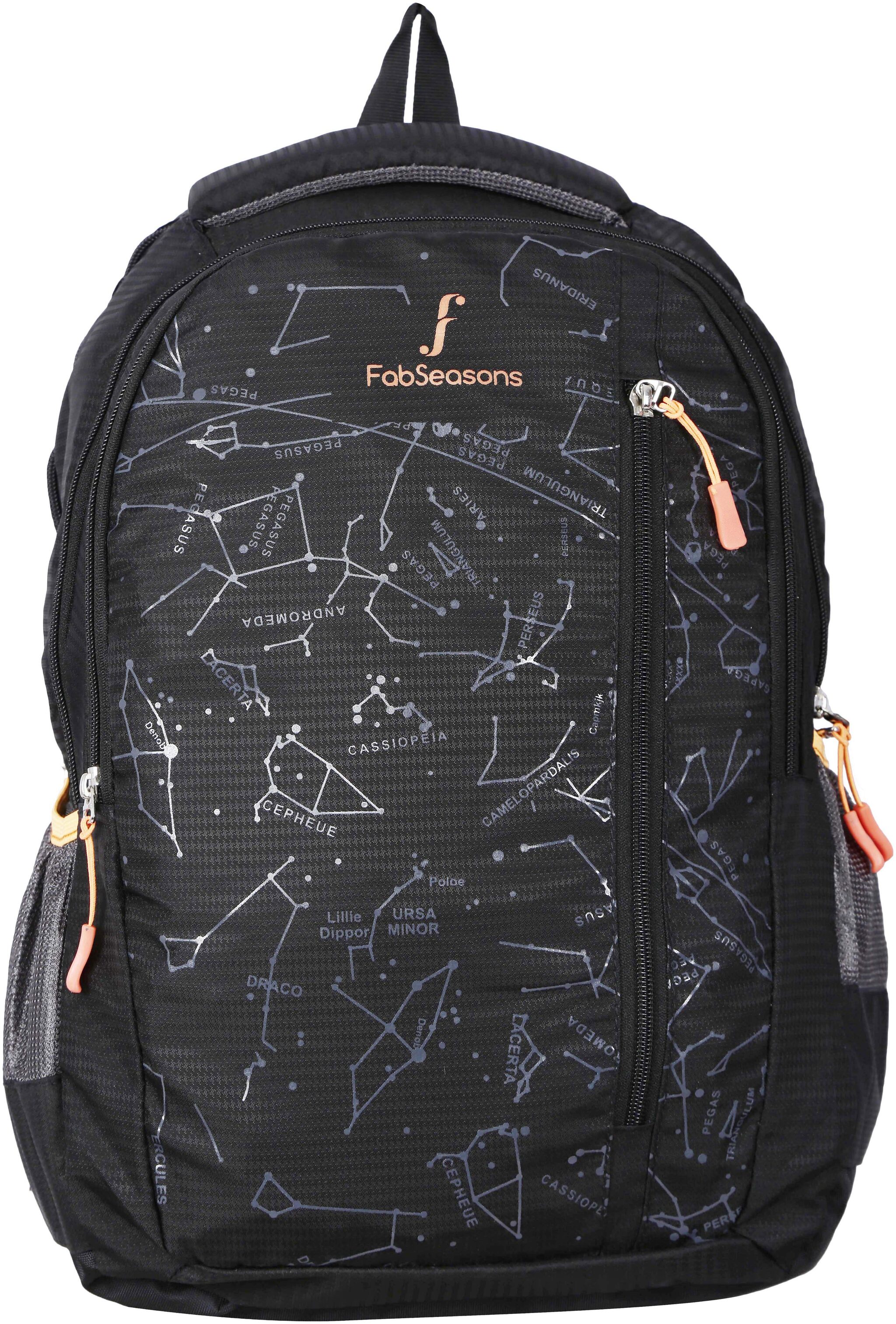 

Fabseasons Black Polyester Backpack