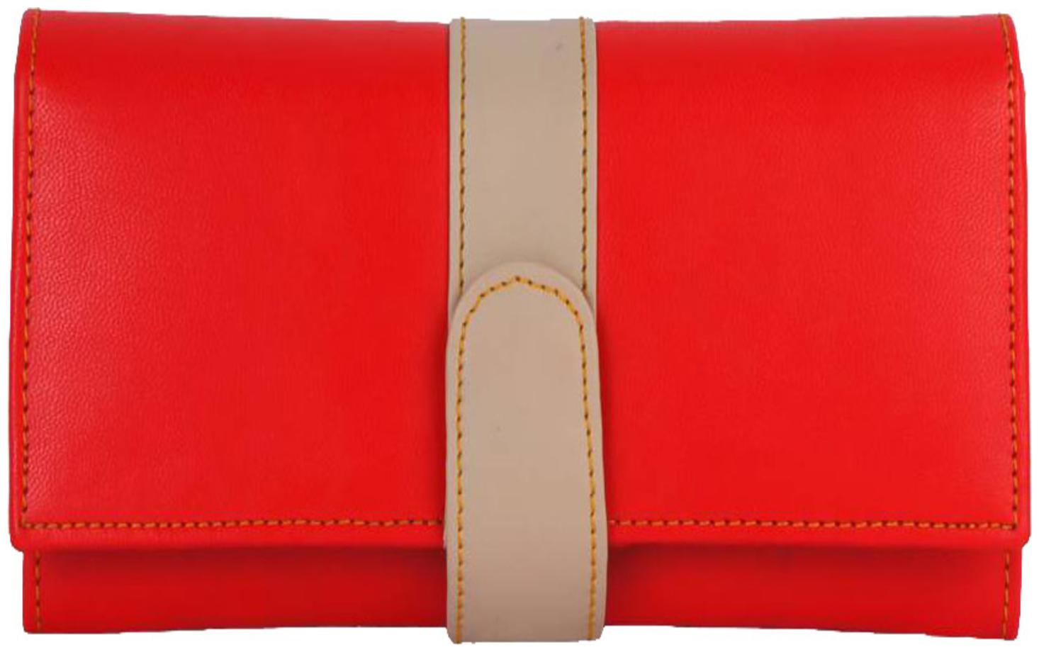 

Tulips Women Red PU Wallet