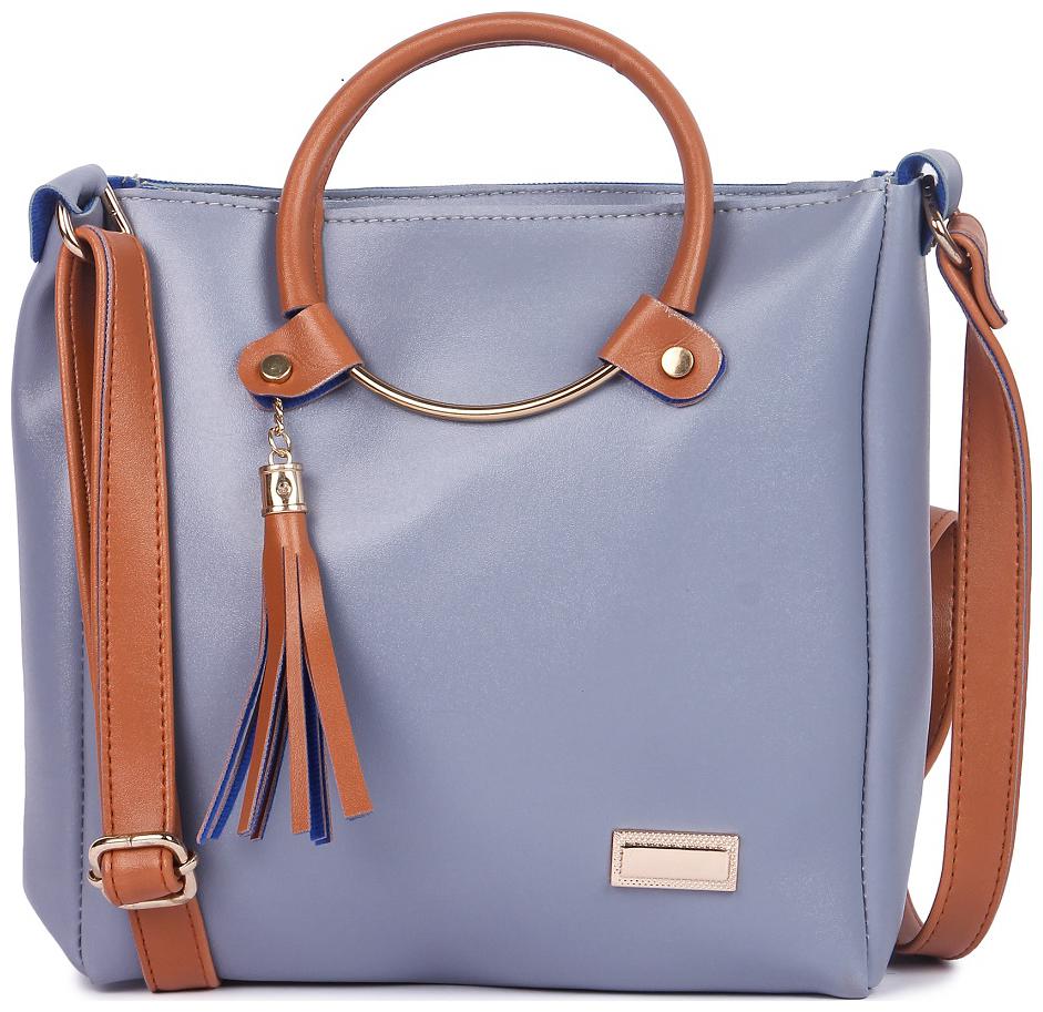 

FIONA TRENDS Purple Synthetic Shoulder Bag Handheld Bag