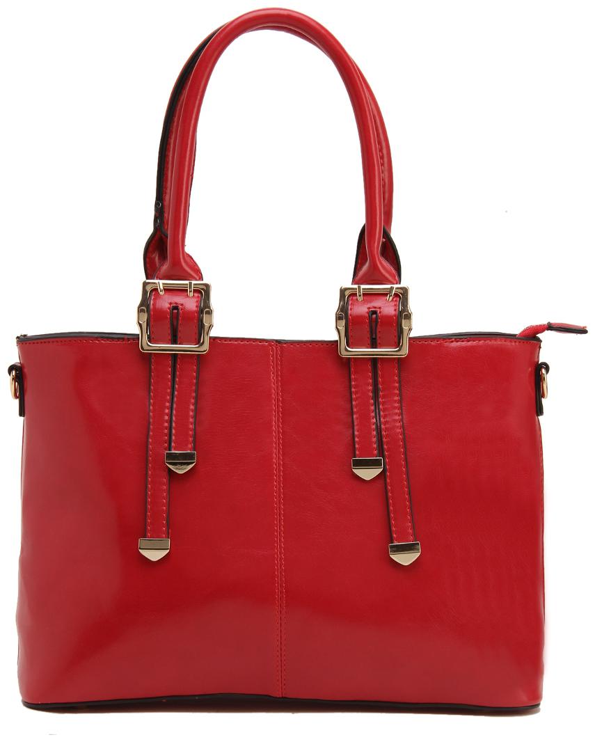 

FIONA TRENDS Red PU Solid Sling Bag