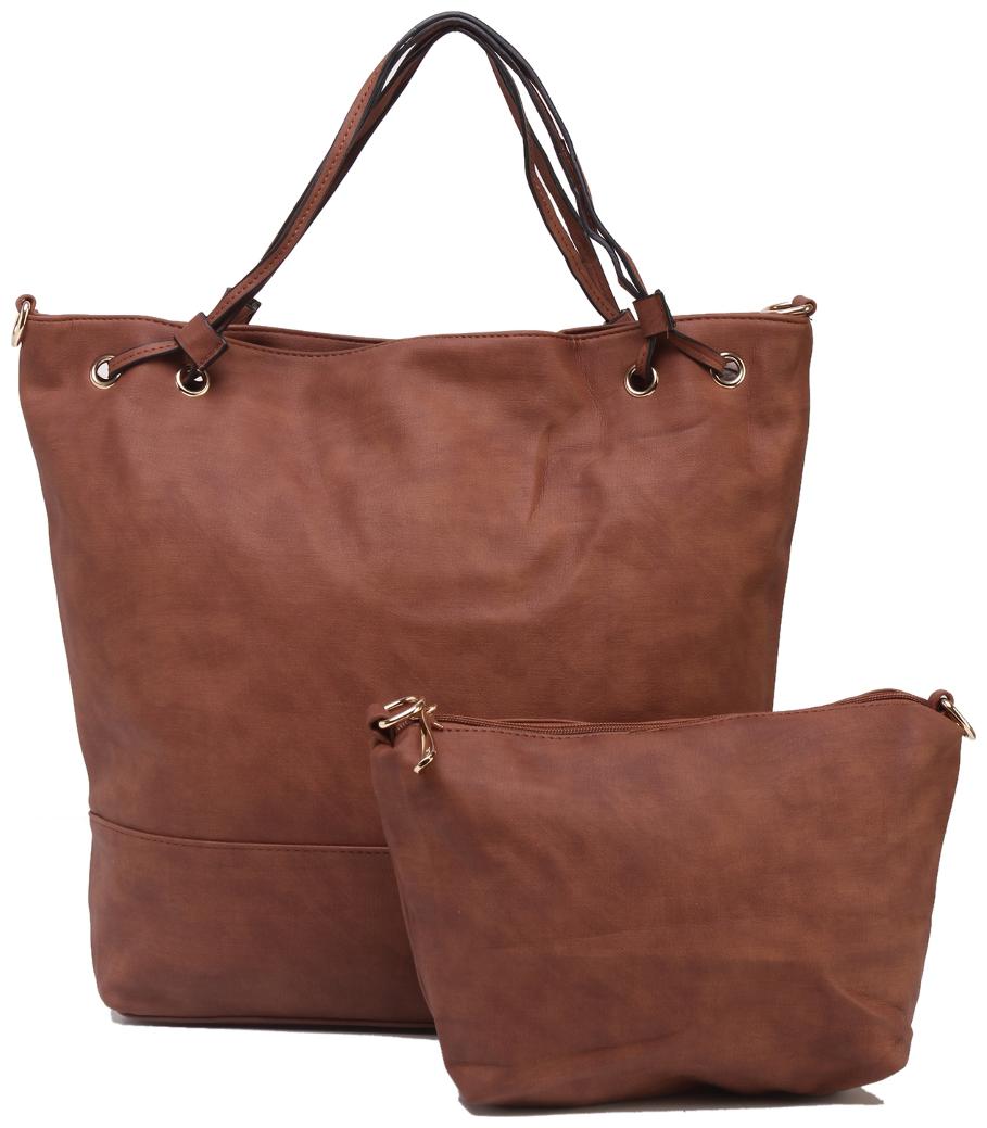 

FIONA TRENDS Brown PU Solid Sling Bag
