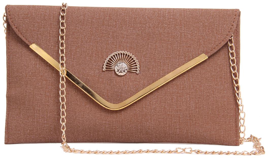 

FIONA TRENDS Brown Canvas Solid Sling Bag