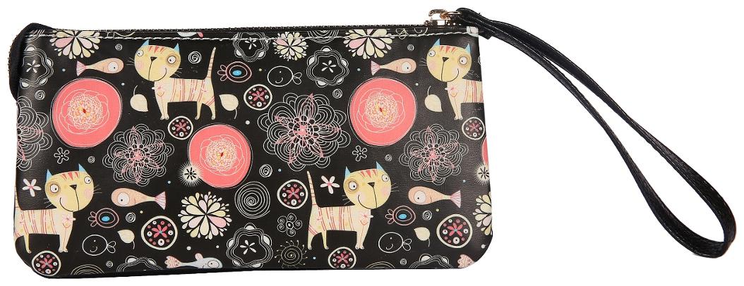 

Fiona Trends Multicolor Black Cat Design Travel bags For Women