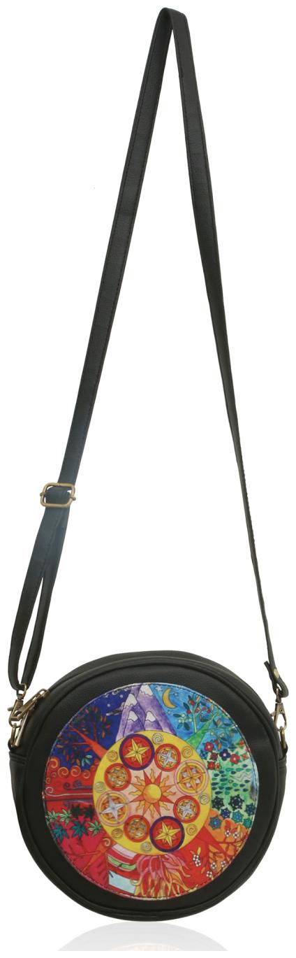 

Divamm Multi Faux Leather Solid Sling Bag