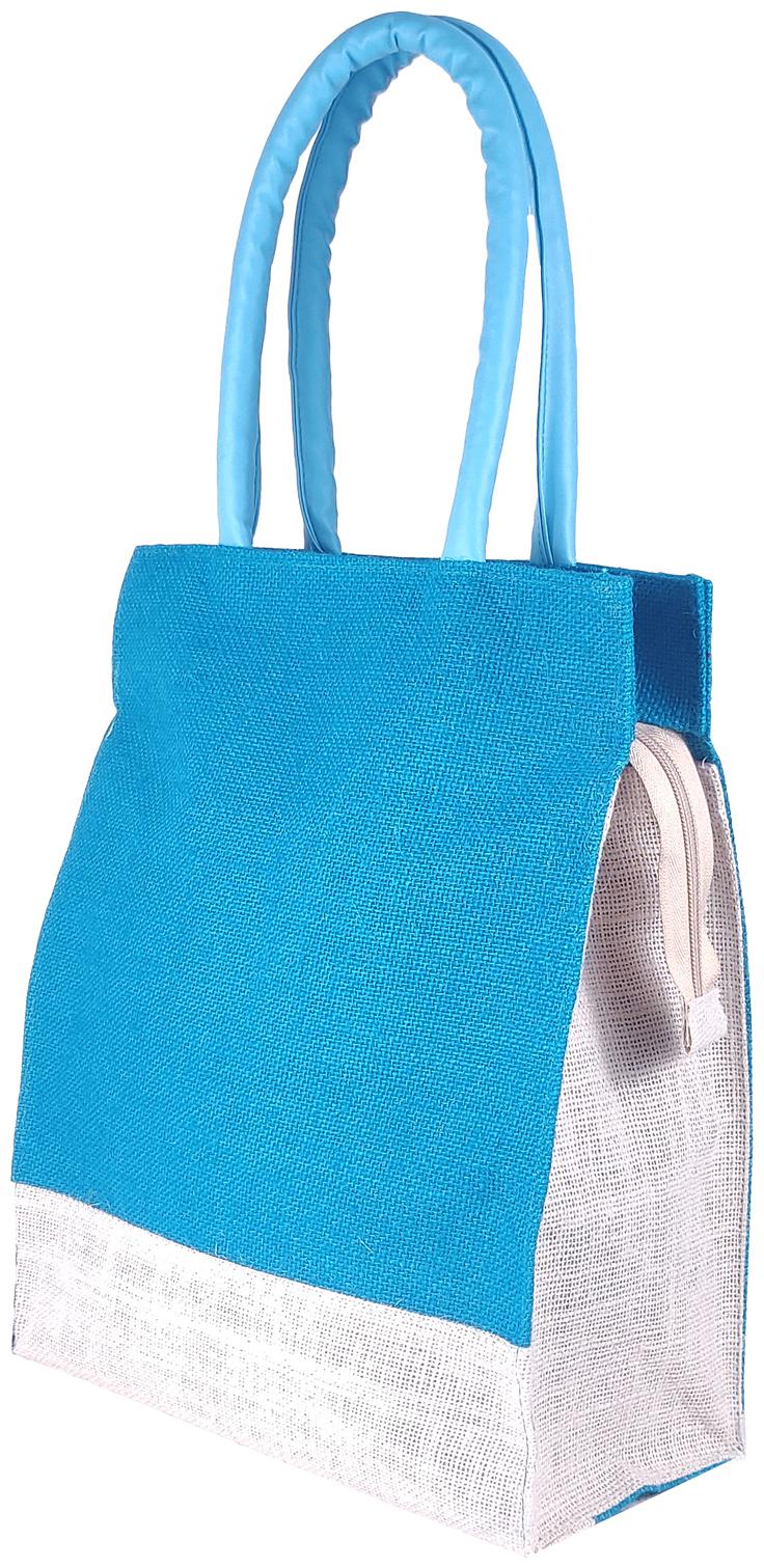 

Foonty Jute Solid Tote Bag For Women