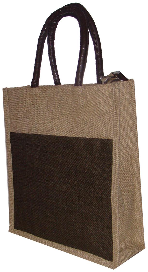 

Foonty tote women shopping brown bag(FJUWB6209) with faux leather handle