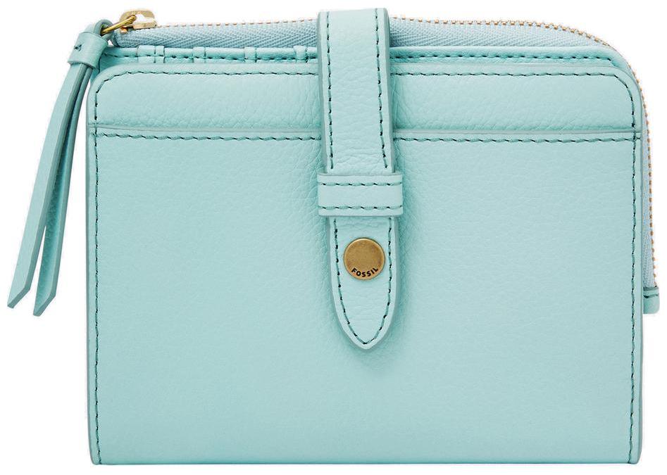 

Fossil Women Blue Leather Wallet