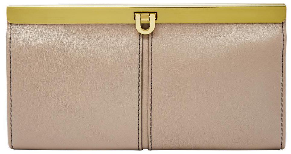 

Fossil Women Beige Leather Wallet