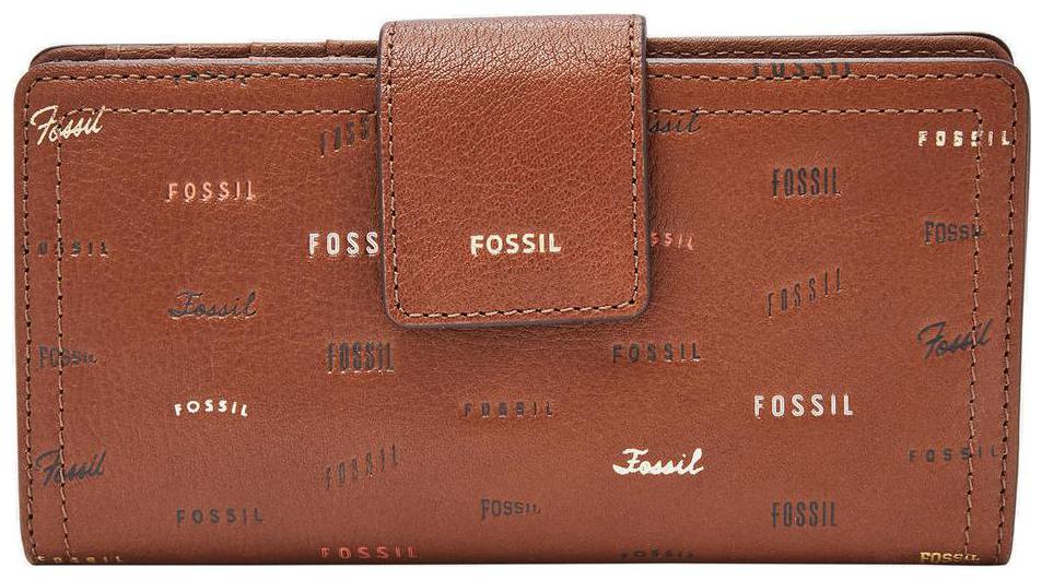 

Fossil Women Brown Leather Wallet