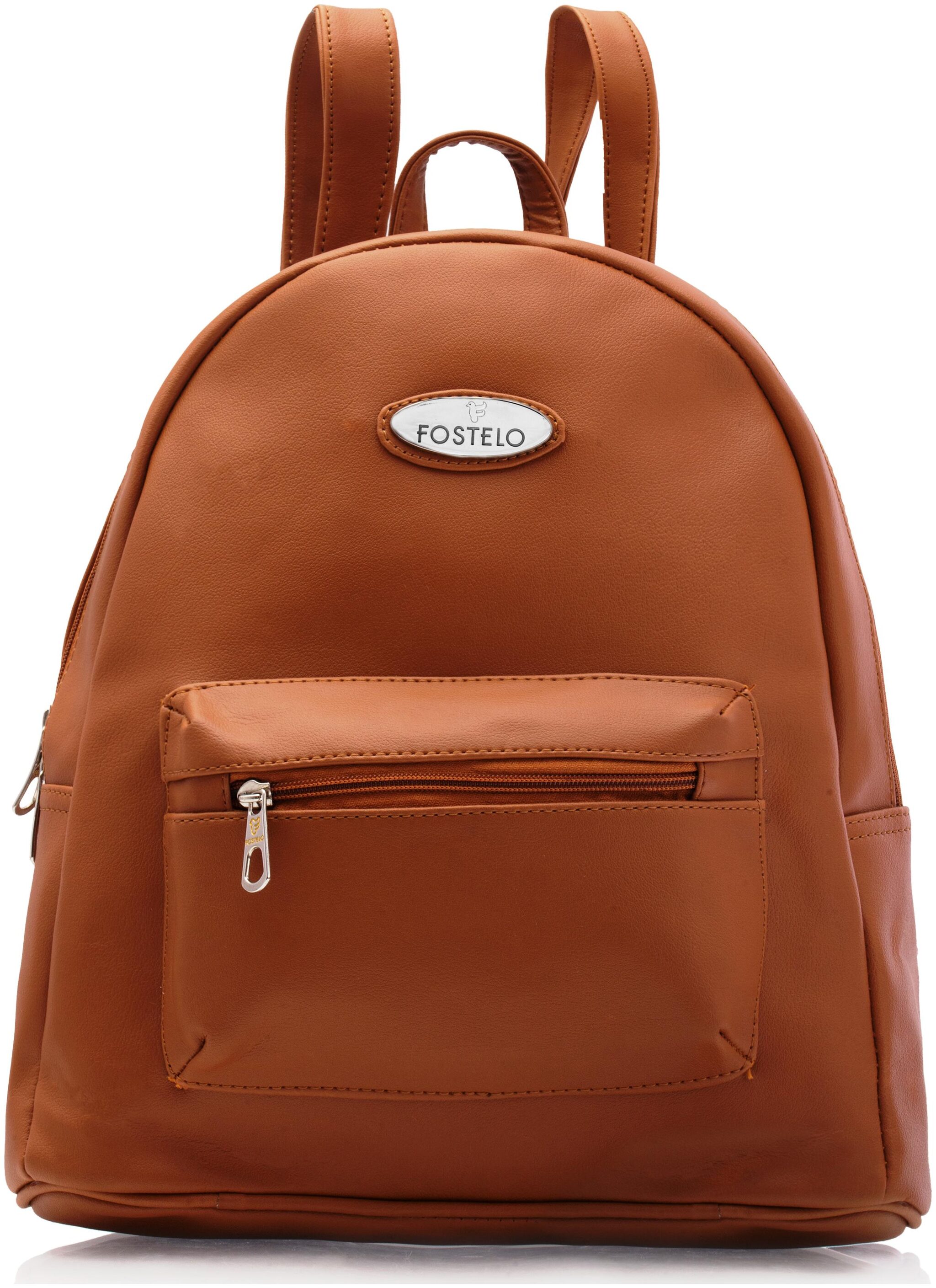 

FOSTELO Tan PU Backpack