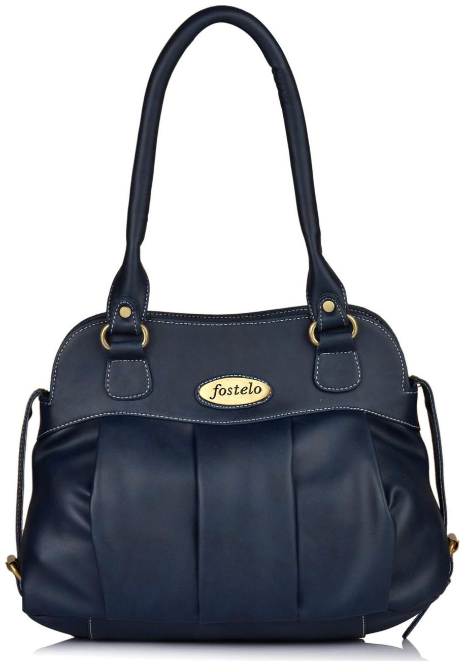 

Fostelo Women s Priscila Handbag (Blue) (FSB-1118)