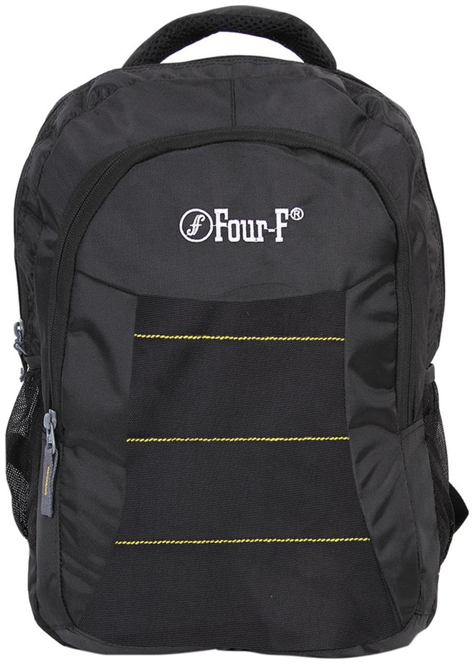 

Four-F 1500 Black With Yellow Laptop Backpack
