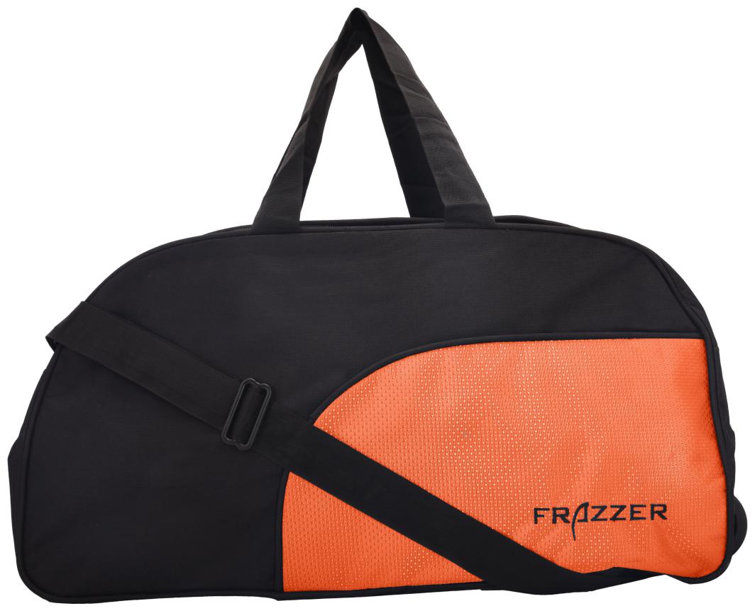 Frazzer Stylish Duffel Strolley Bag Orange by Frazzer