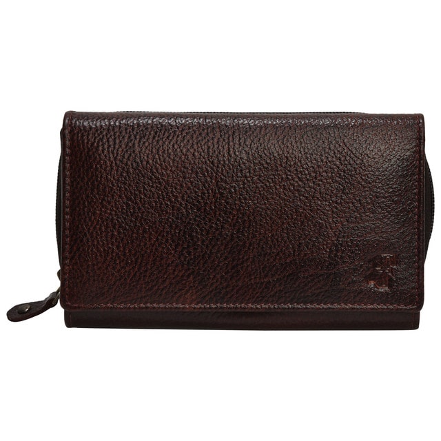 

FT Women Brown Leather Wallet