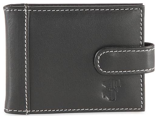 

FT Women Black Leather Wallet