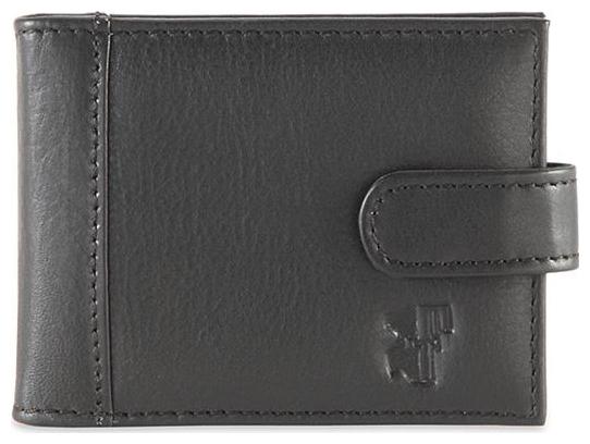 

FT Women Black Leather Wallet