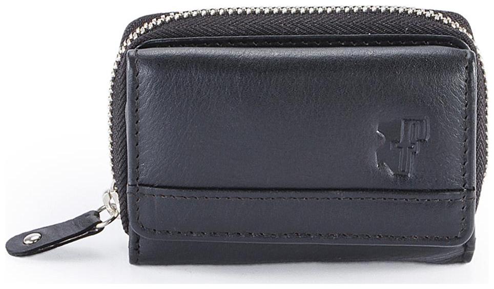 

FT Women Black Leather Wallet