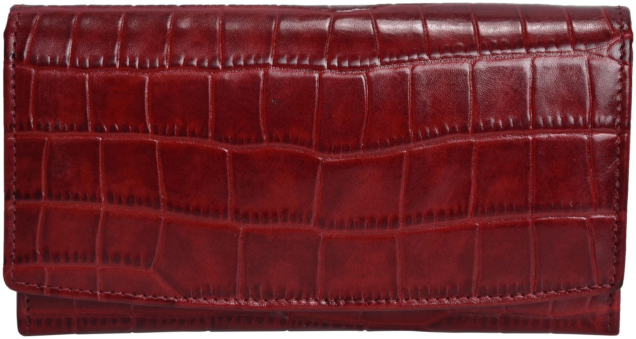 

FT GENUINE LEATHER RED COLOR LADIES WALLET