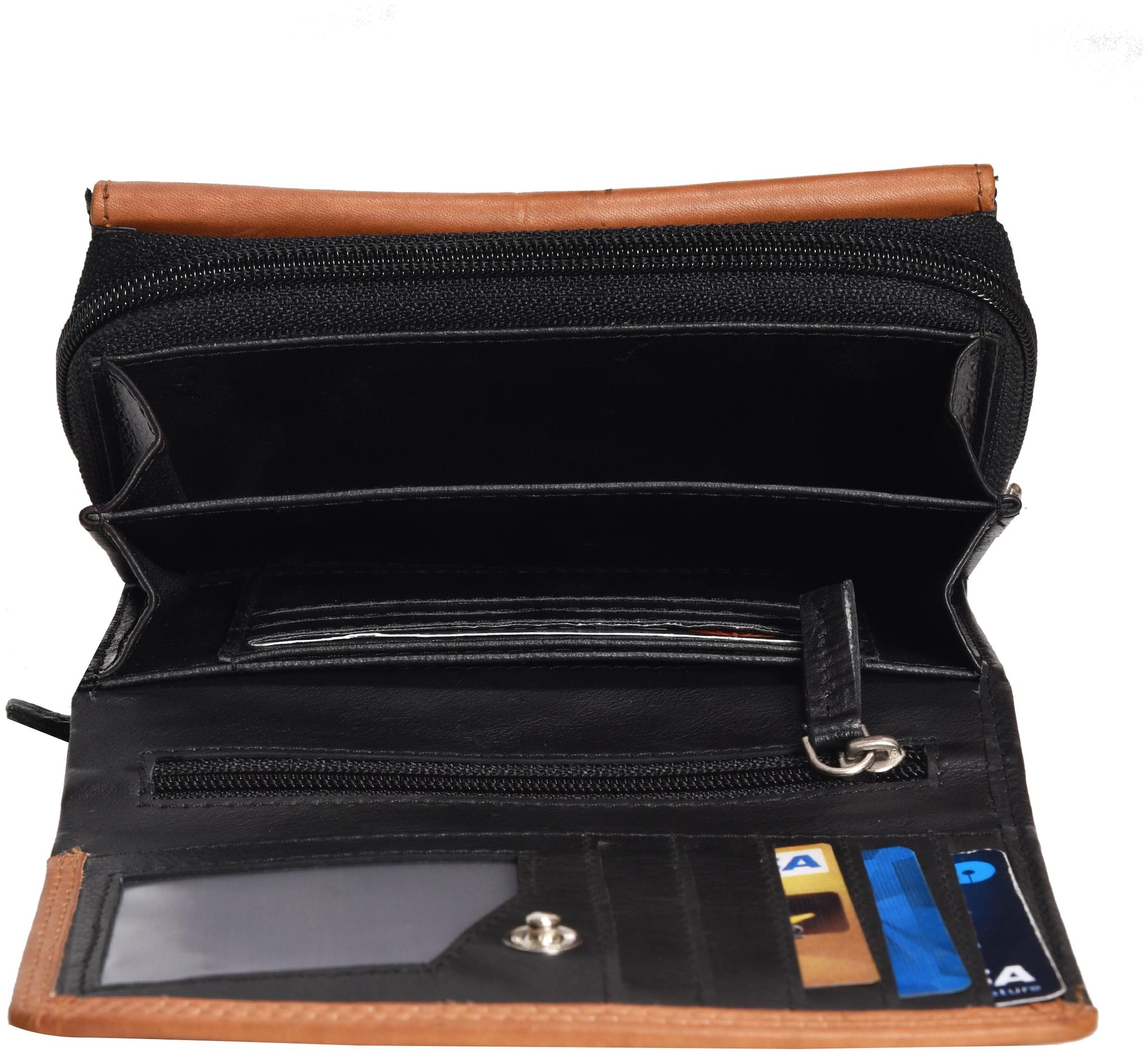 

FT Women Black Tan Leather