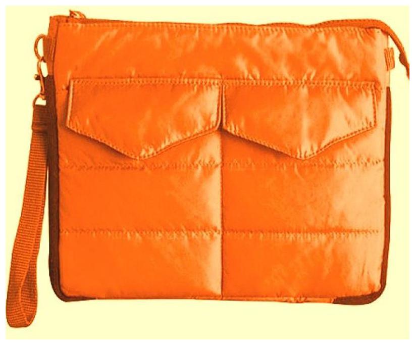 

CONNECTWIDE Orange Synthetic Handheld Bag