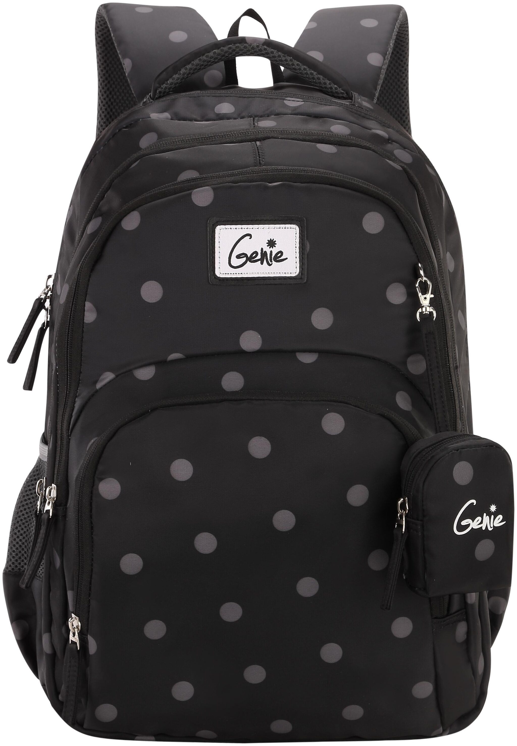 

Genie Black Nylon Backpack