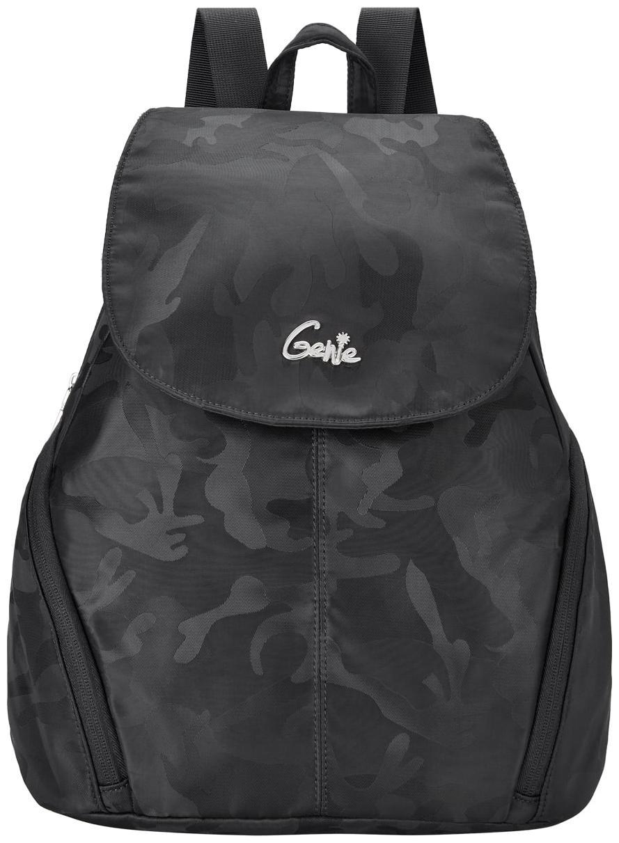 

Genie Black Nylon Backpack
