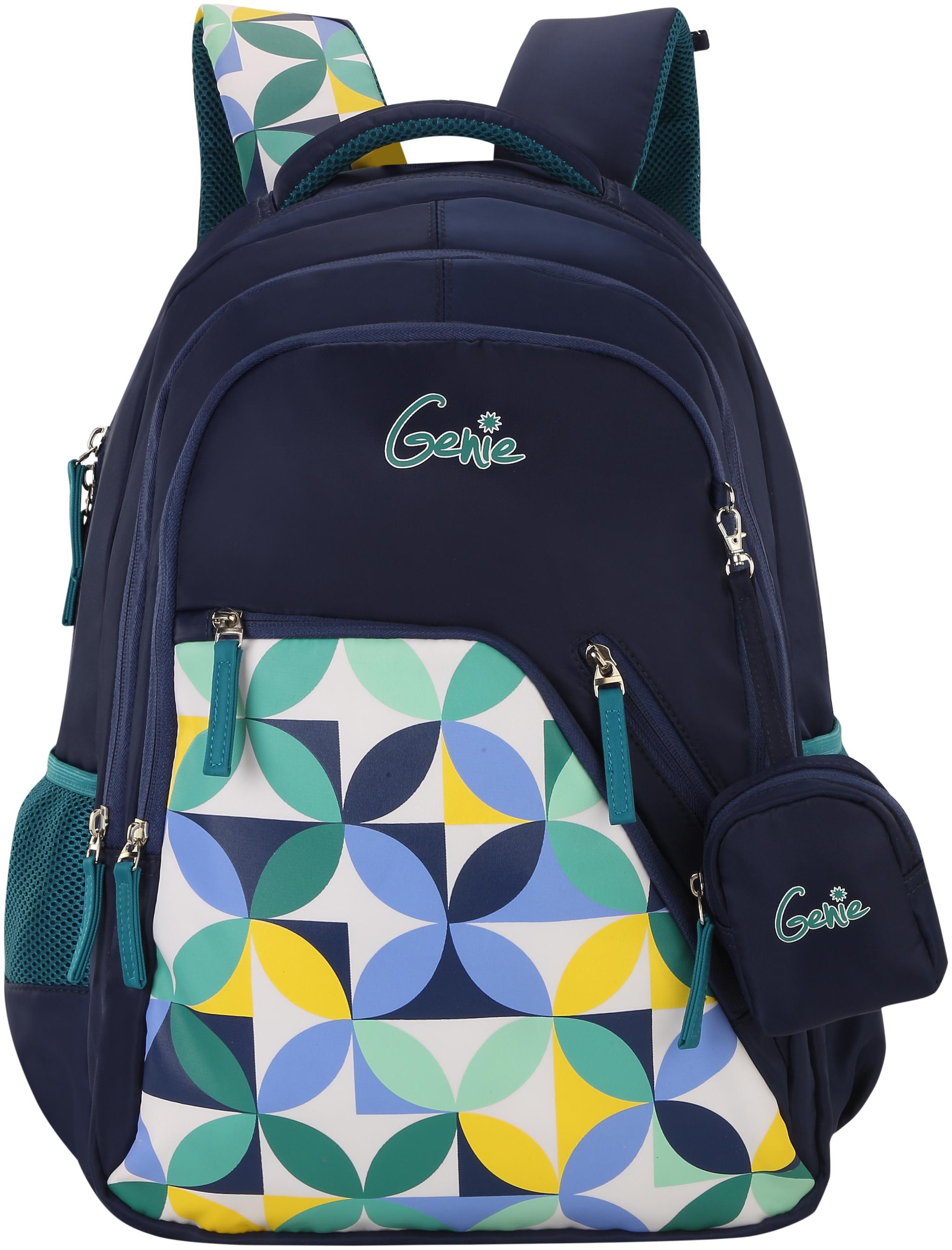 

Genie Blue Nylon Backpack