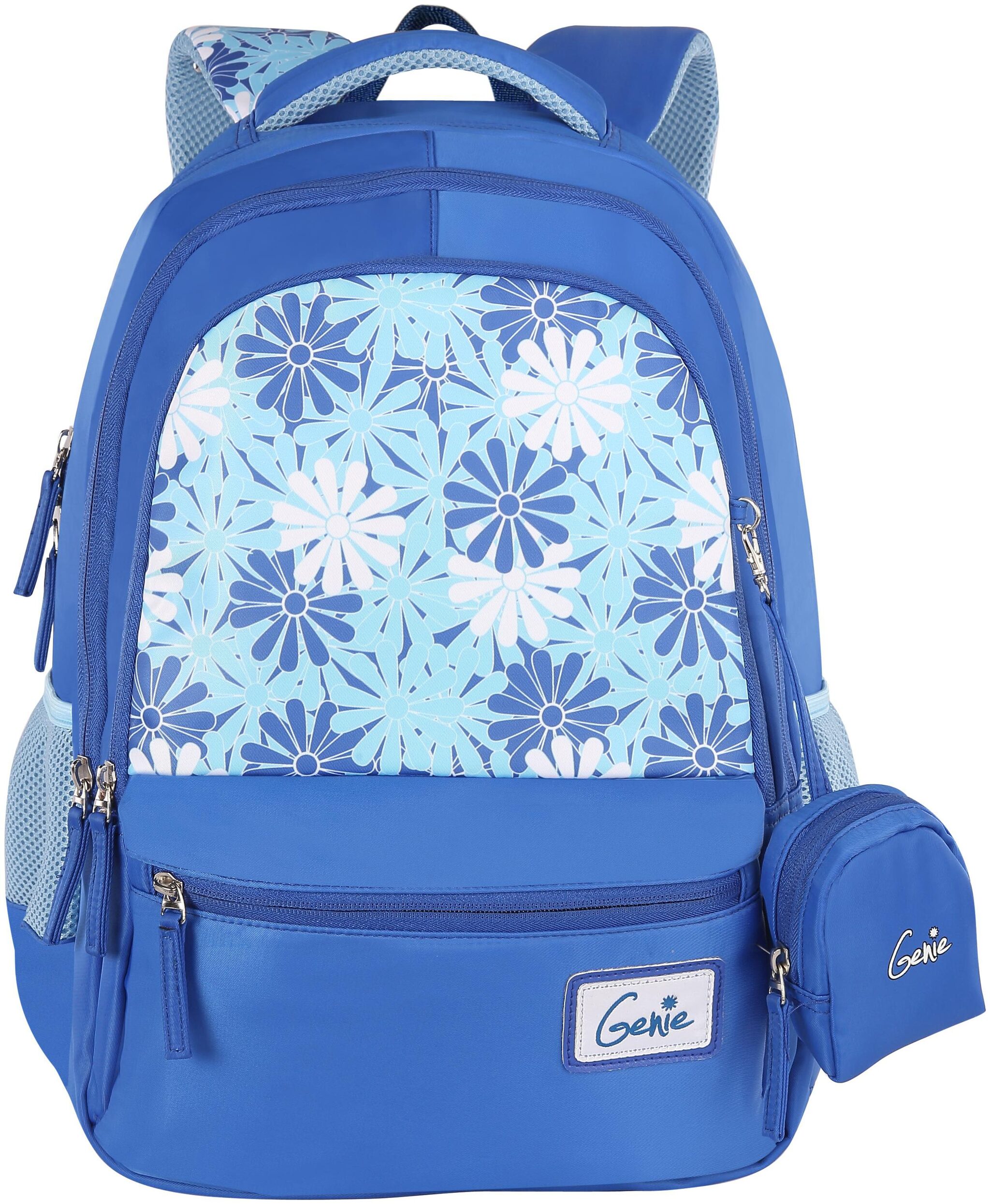 

Genie Blue Nylon Backpack