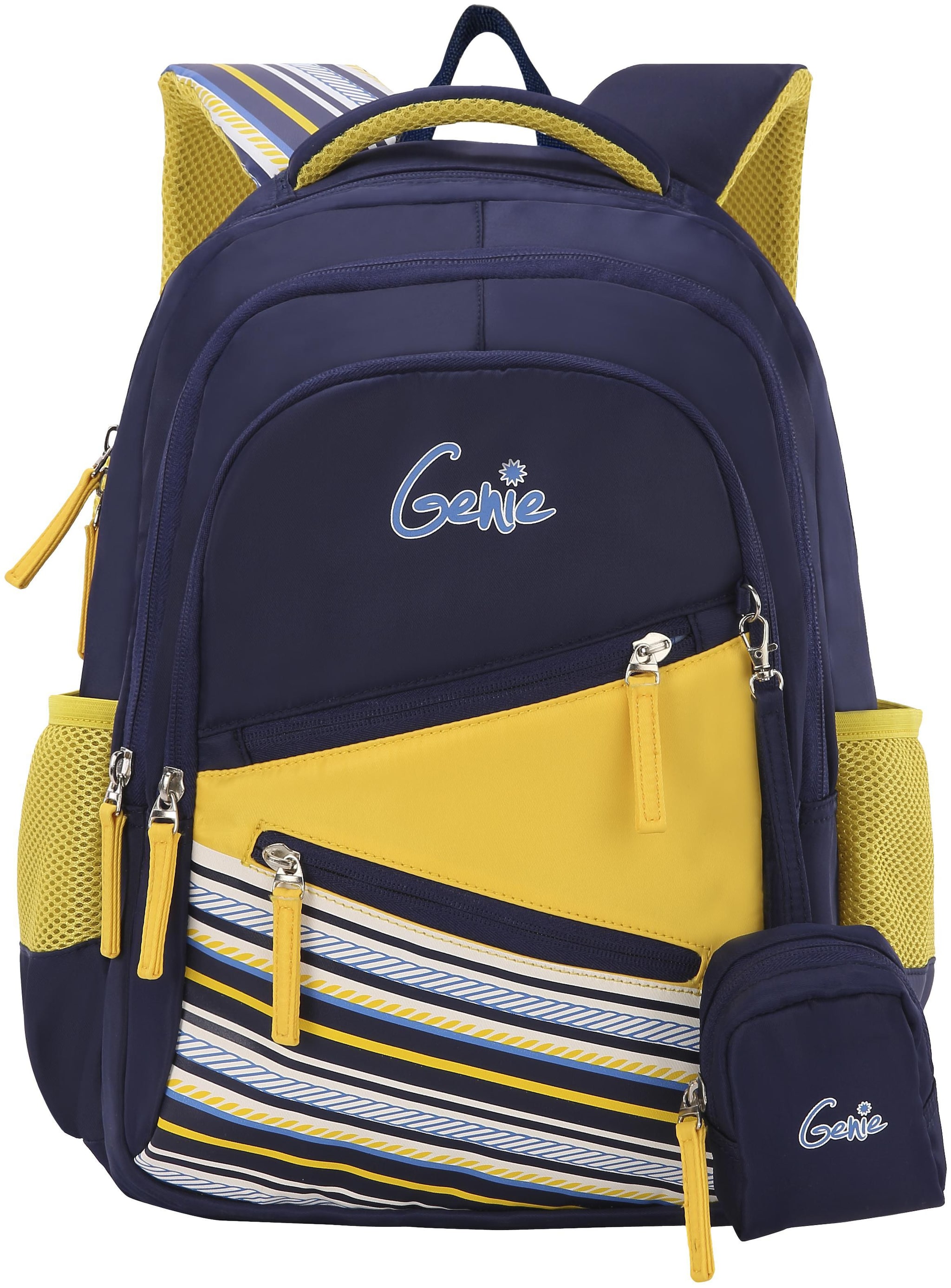 

Genie Blue Nylon Backpack