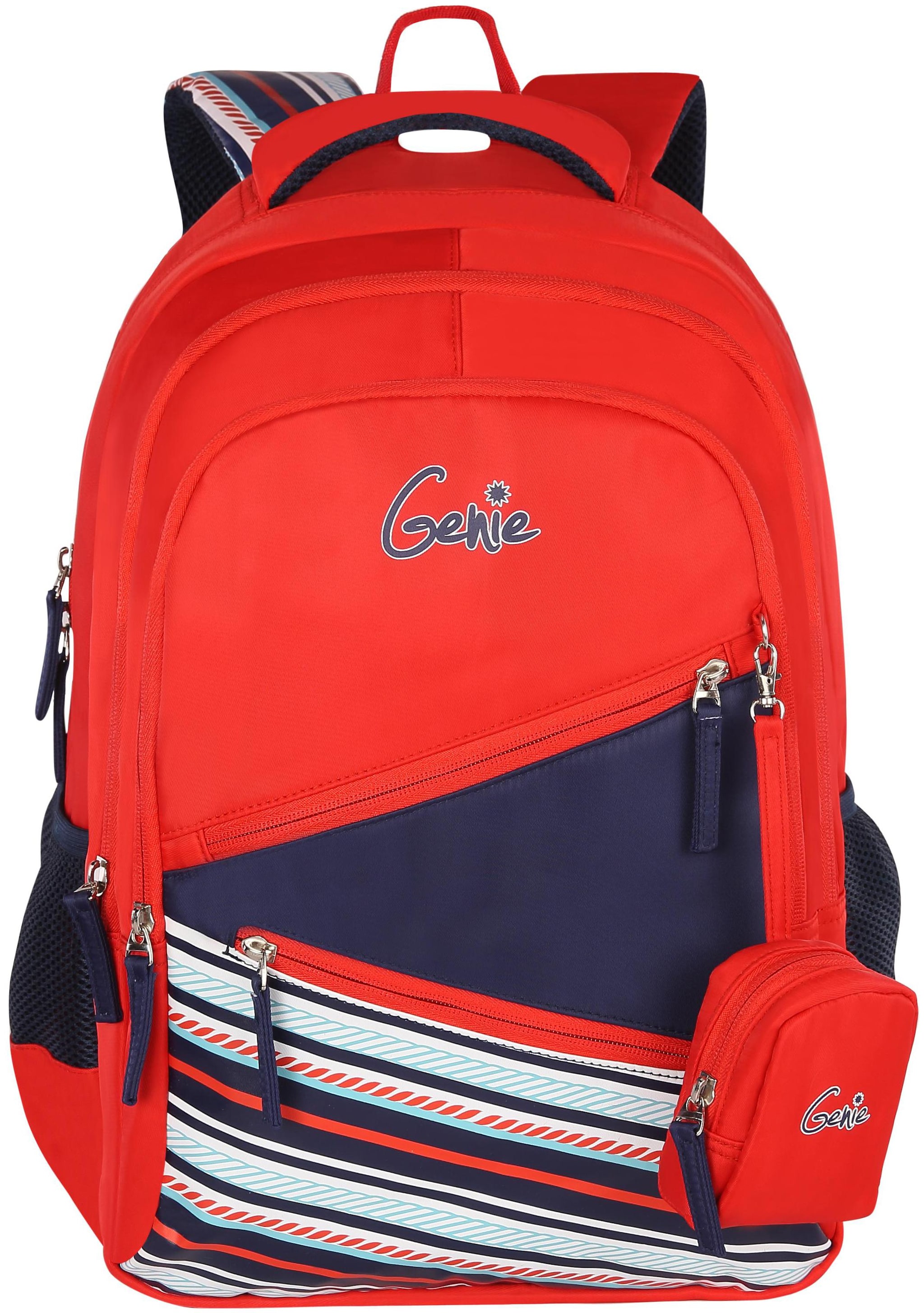 

Genie Red Nylon Backpack