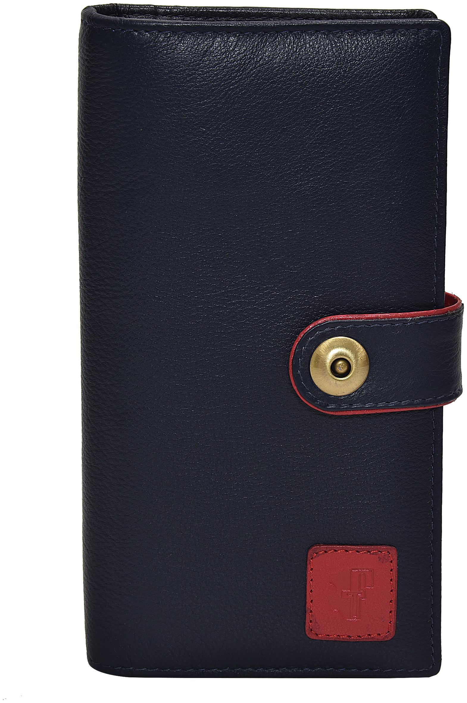 

GENUINE LEATHER TOP ORANGE COLOR AND INSIDE BLUE COLOR LADIES WALLET