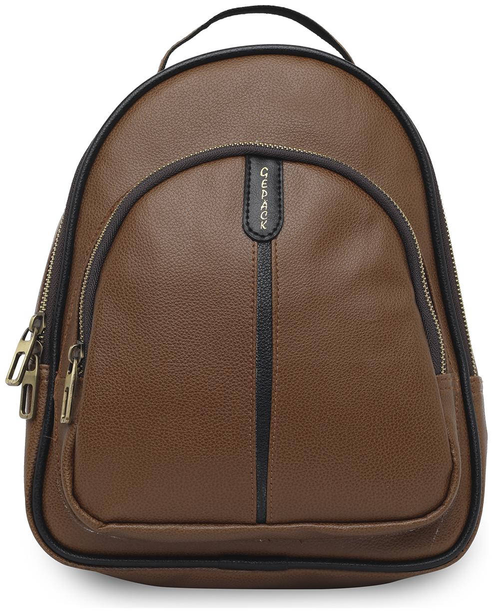 

GEPACK Tan Leather Backpack